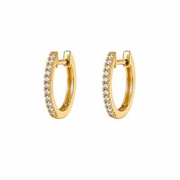 Orecchini Donna in Oro giallo Zircone Vidali Gioielli OROR-12-34